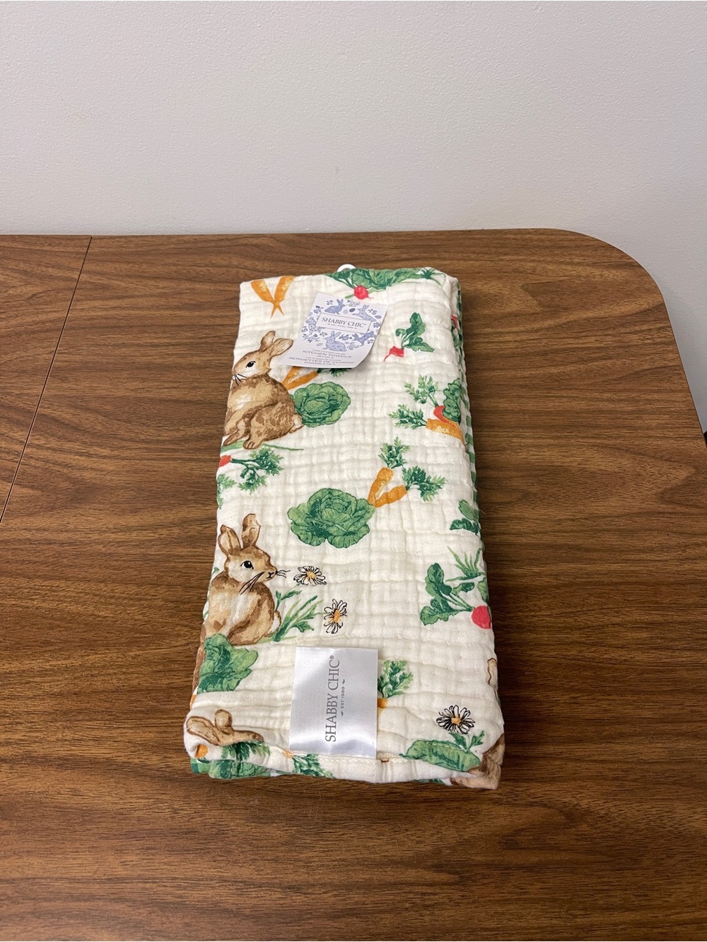 Shabby Chic Bunny Kitchen Towels 

Set of 3